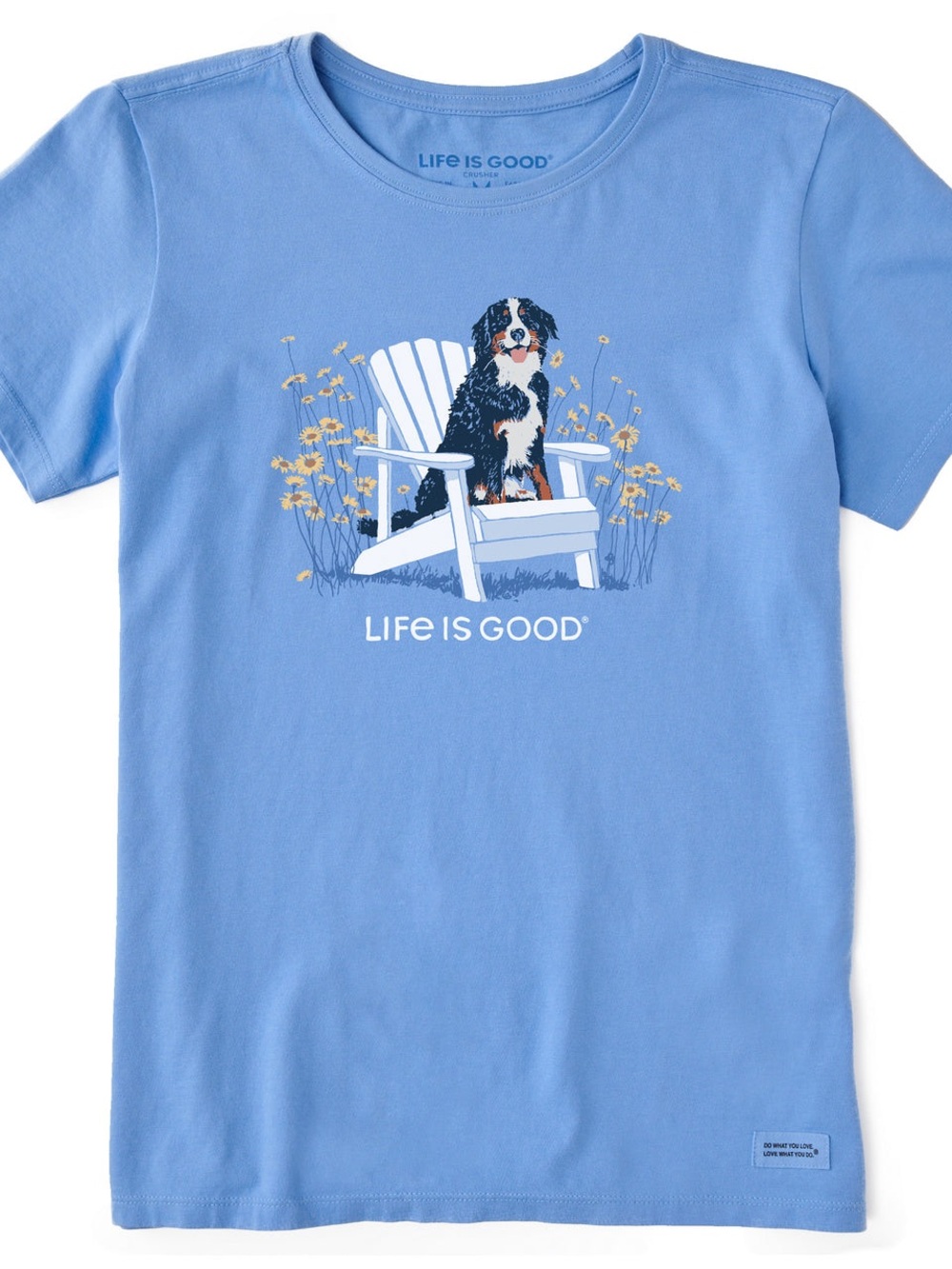 Life is Good Spring Adirondack Bernese Crusher Tee - Size M - NWOT